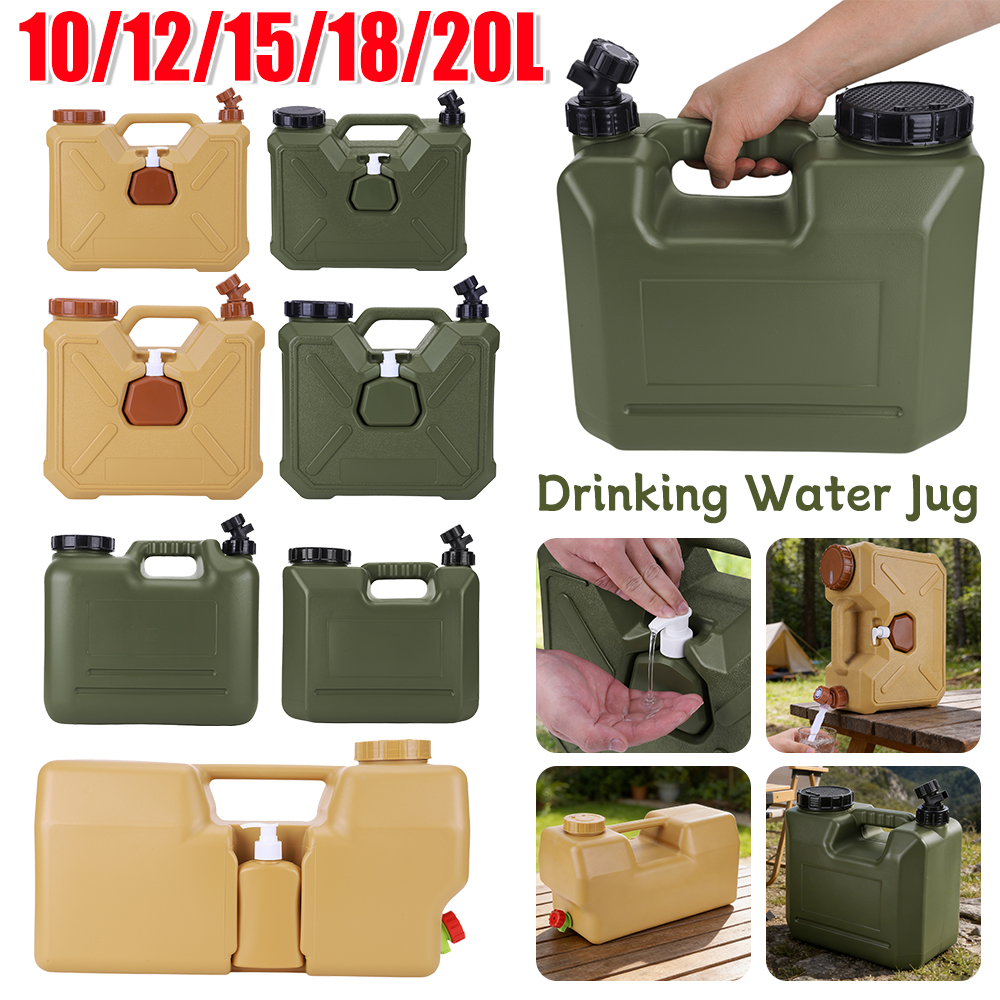 Formula Dispenser Portable - 10-30L Portable Camping Water Jug With