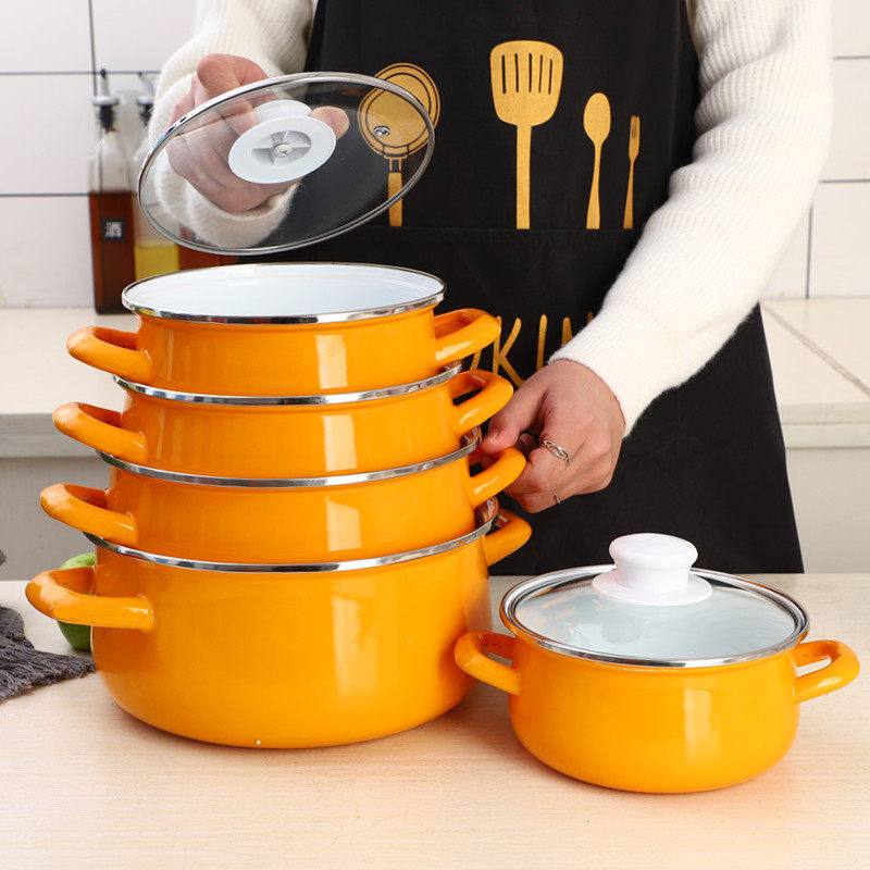 Thick Enamel Soup Pot, Noodle  - Baby Food Oats recensie en prijs