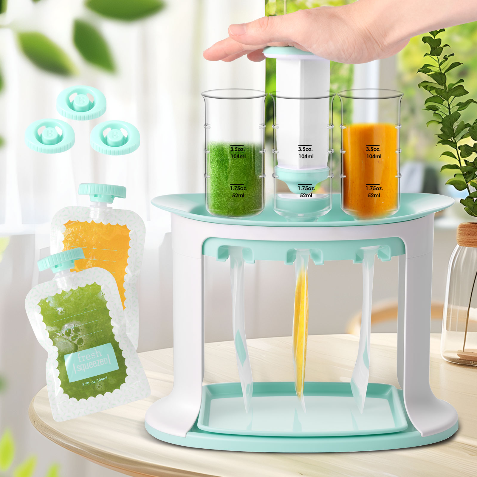 Squeeze Station for Baby Reusa - Baby Food Pouches 1 Year Old recensie en prijs