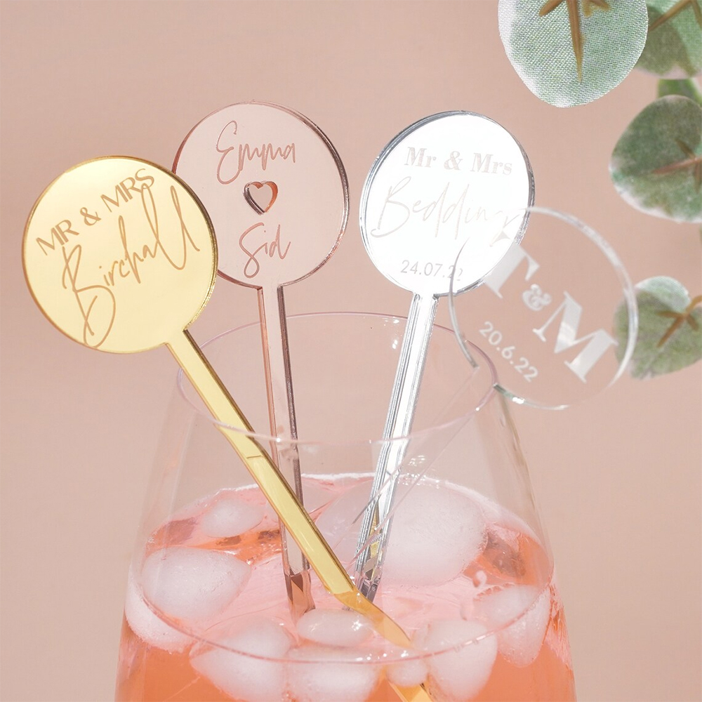 100PCS Personalized Drinks Sti - Baby Food Table recensie en prijs