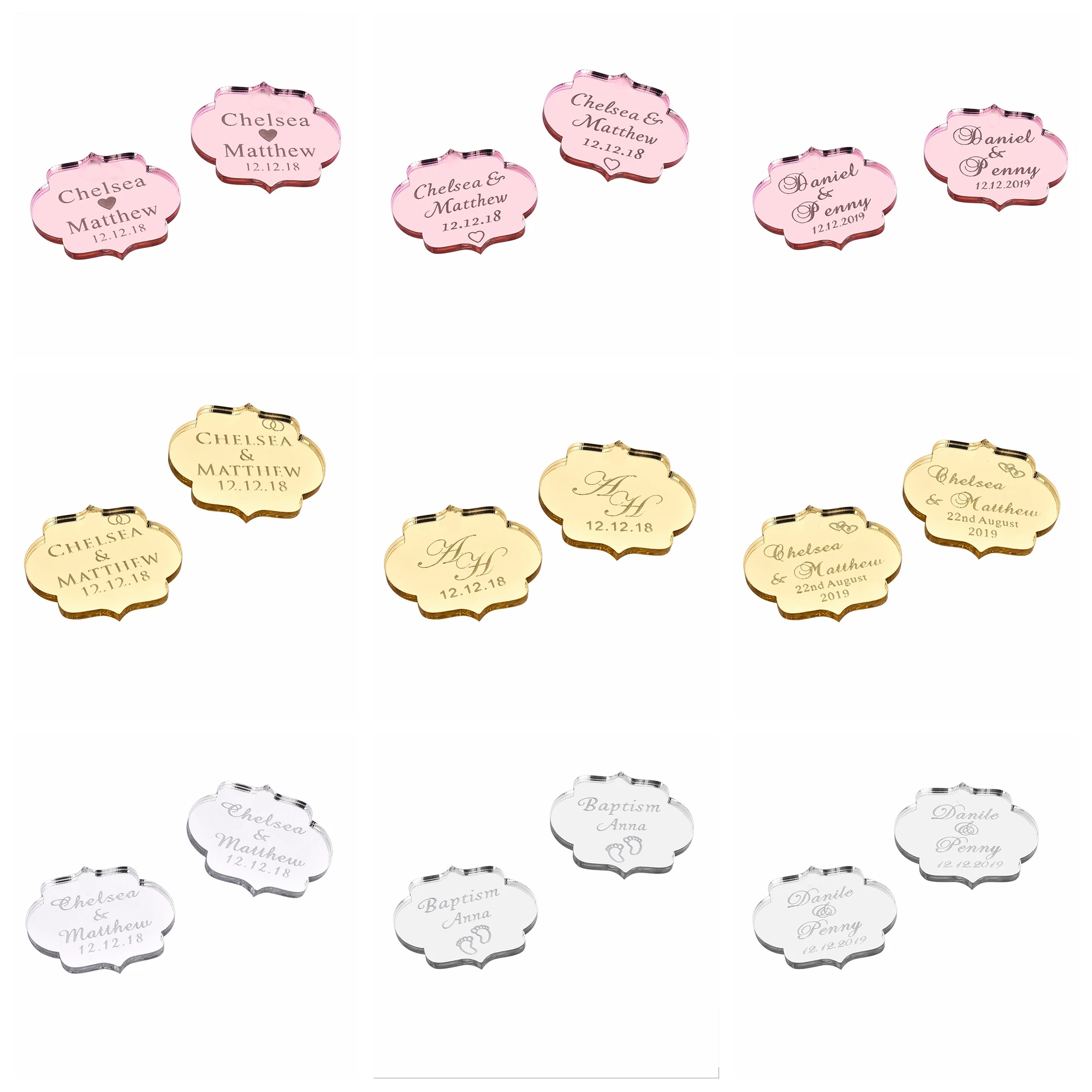 20/50/100Pcs Custom Wedding Pa - Baby Food For 2 Year Old recensie en prijs