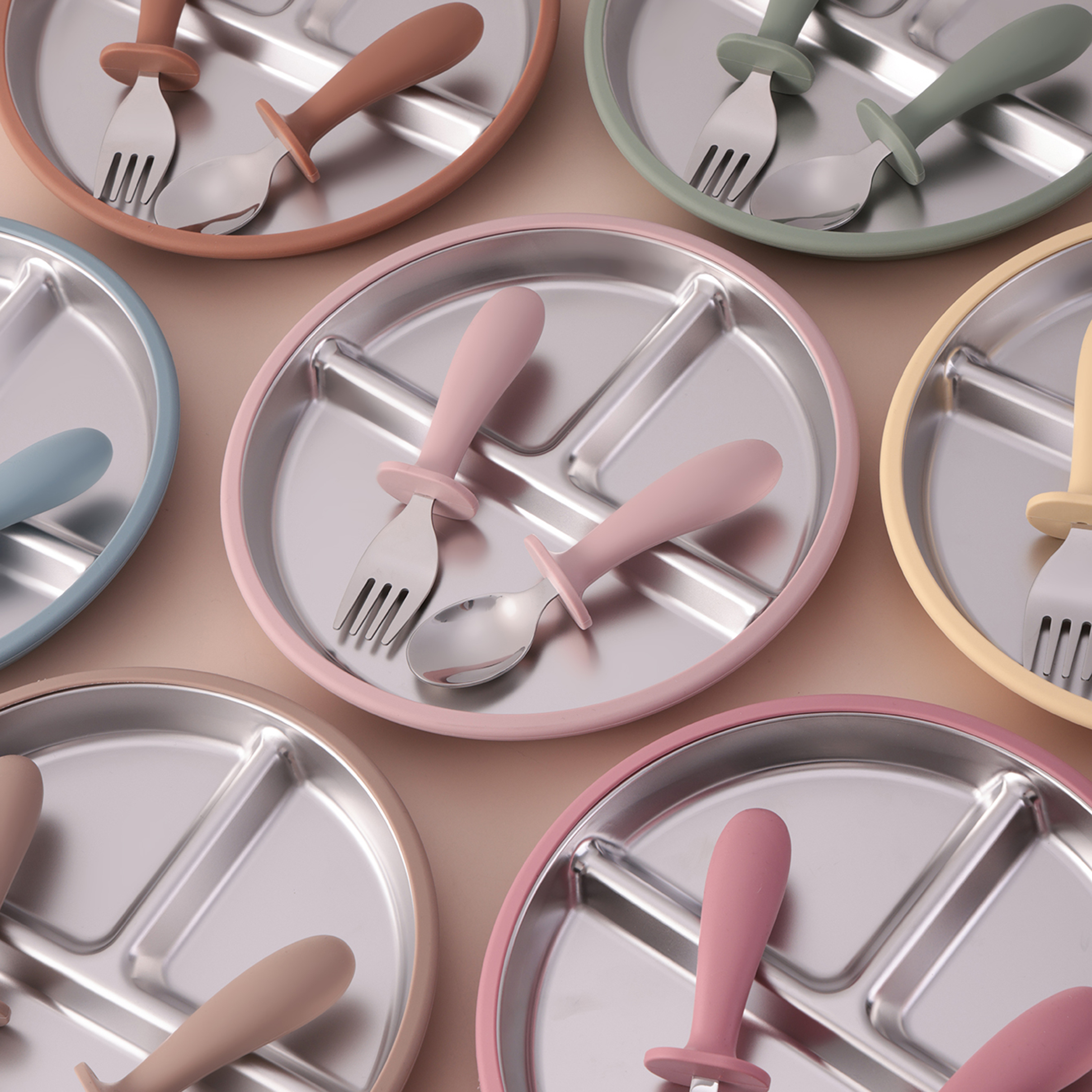 3PCS Silicone Stainless Steel  - Baby Food Table recensie en prijs