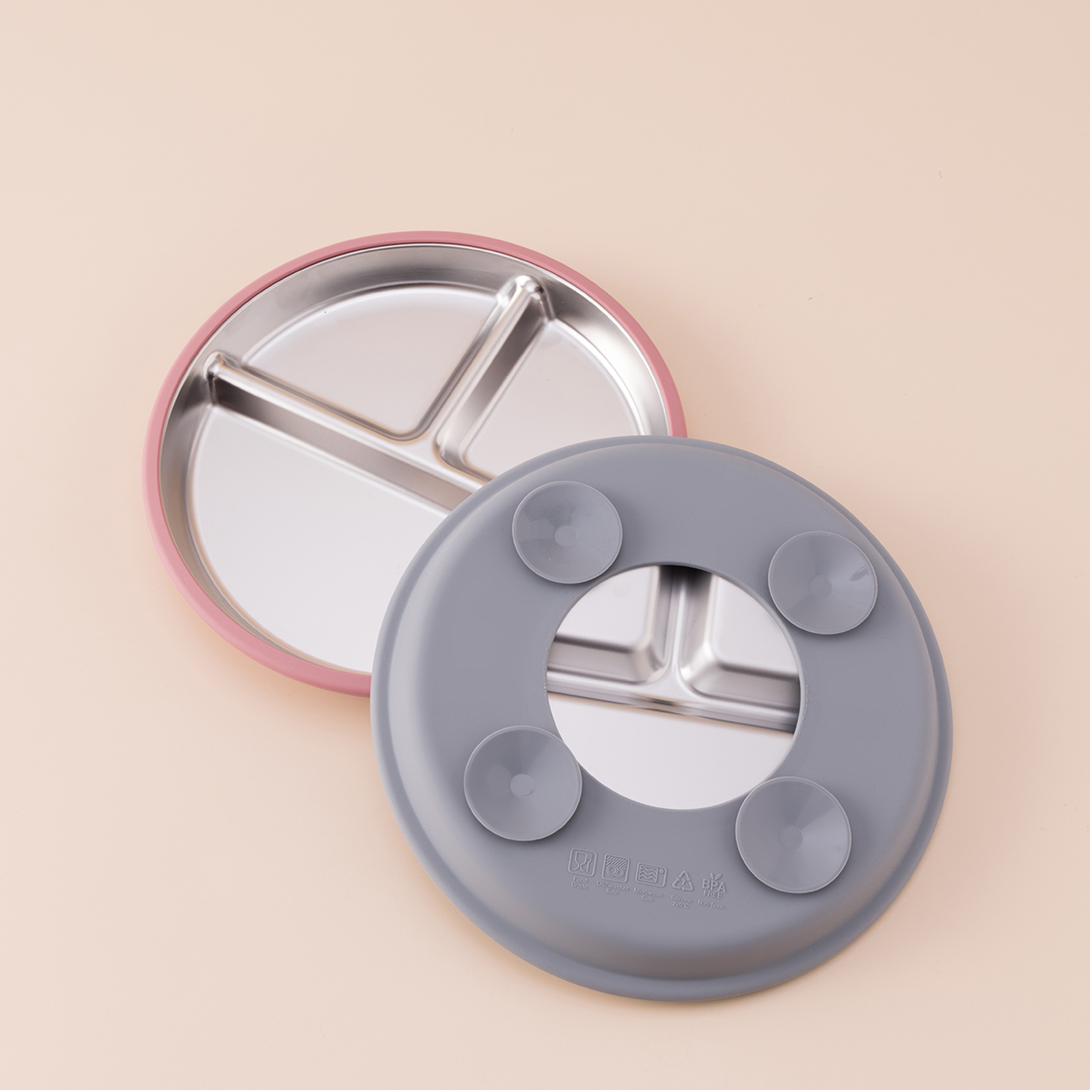 3PCS Silicone Stainless Steel  - Baby Food Table recensie en prijs