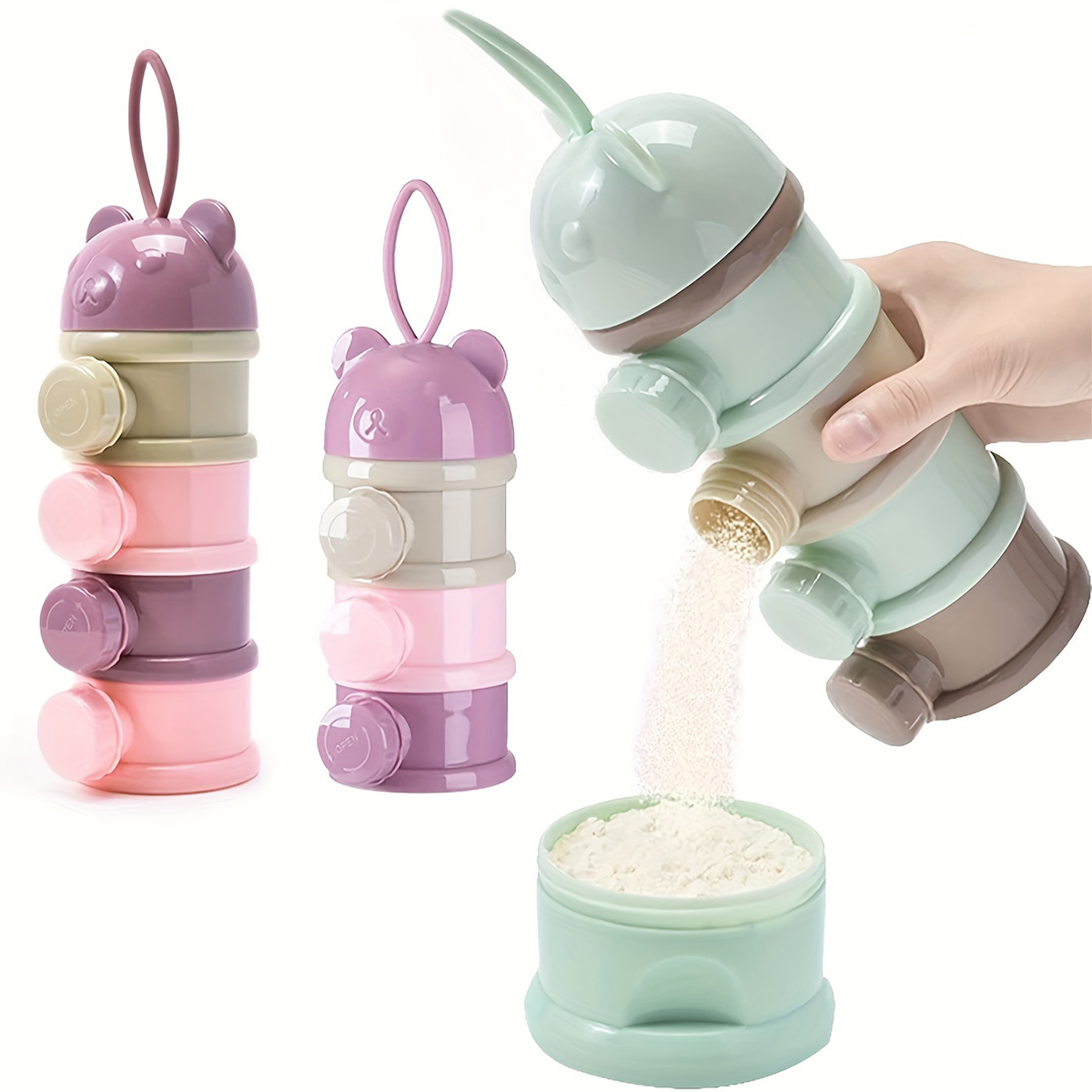 Large Capacity Baby Milk Powde - Formula Dispenser Portable recensie en prijs