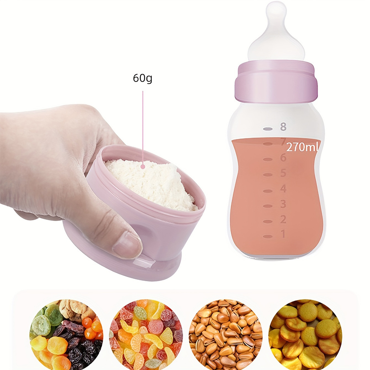 Large Capacity Baby Milk Powde - Formula Dispenser Portable recensie en prijs