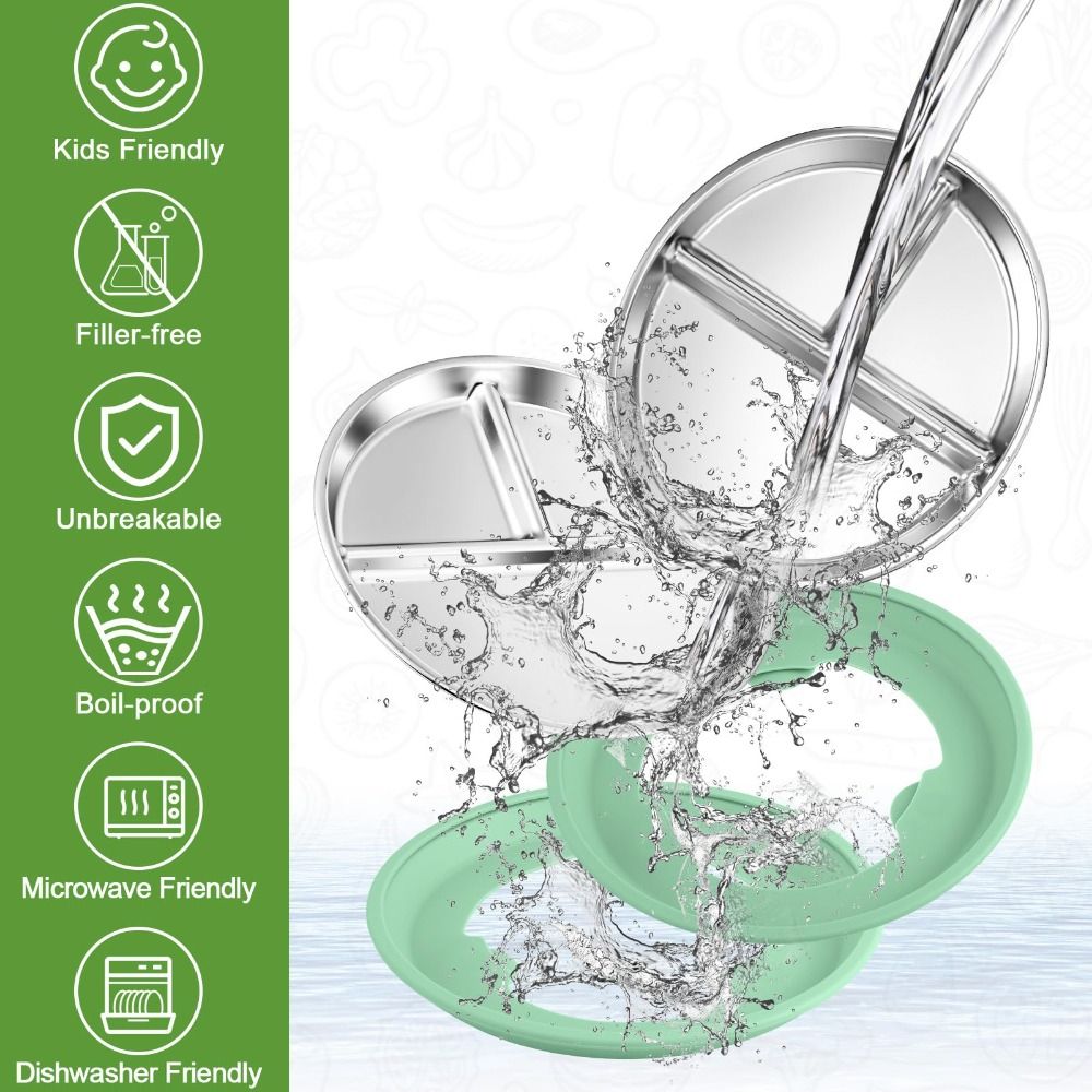 New Stainless Steel Plate with - Plate Suction Toddler recensie en prijs