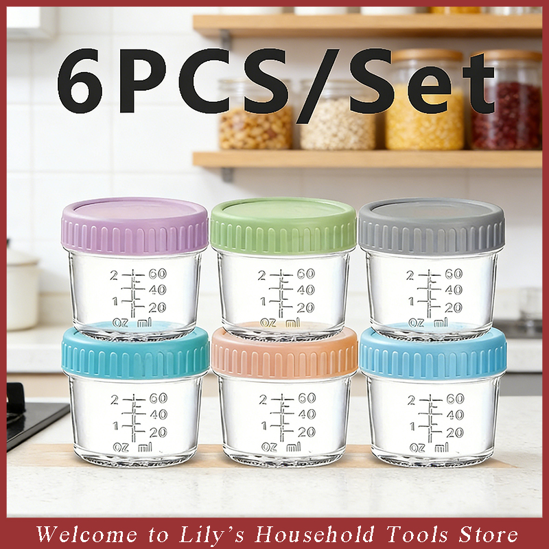 120ml 6Pcs Food Grade Glass Ba - Baby Food Oats recensie en prijs