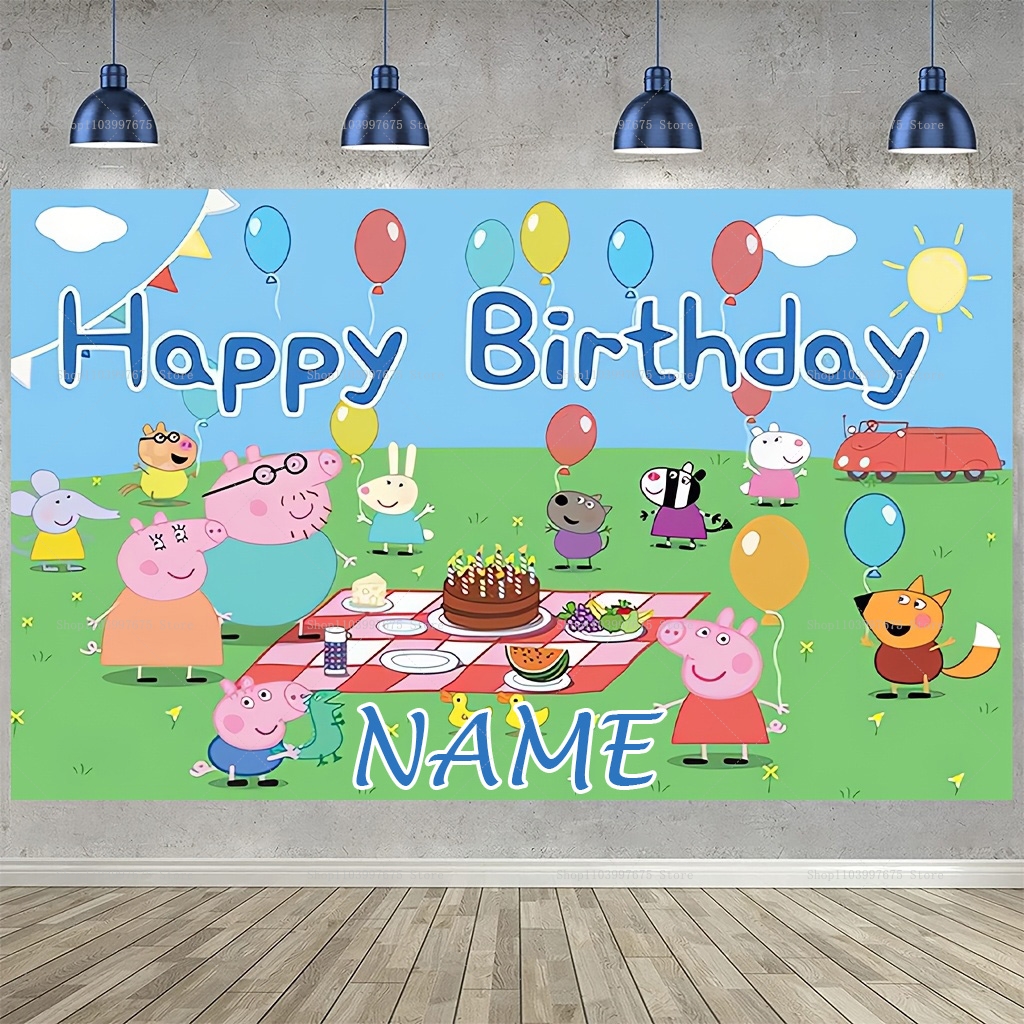 Custom Name Cartoon Peppa Pig  - Baby Food Name recensie en prijs