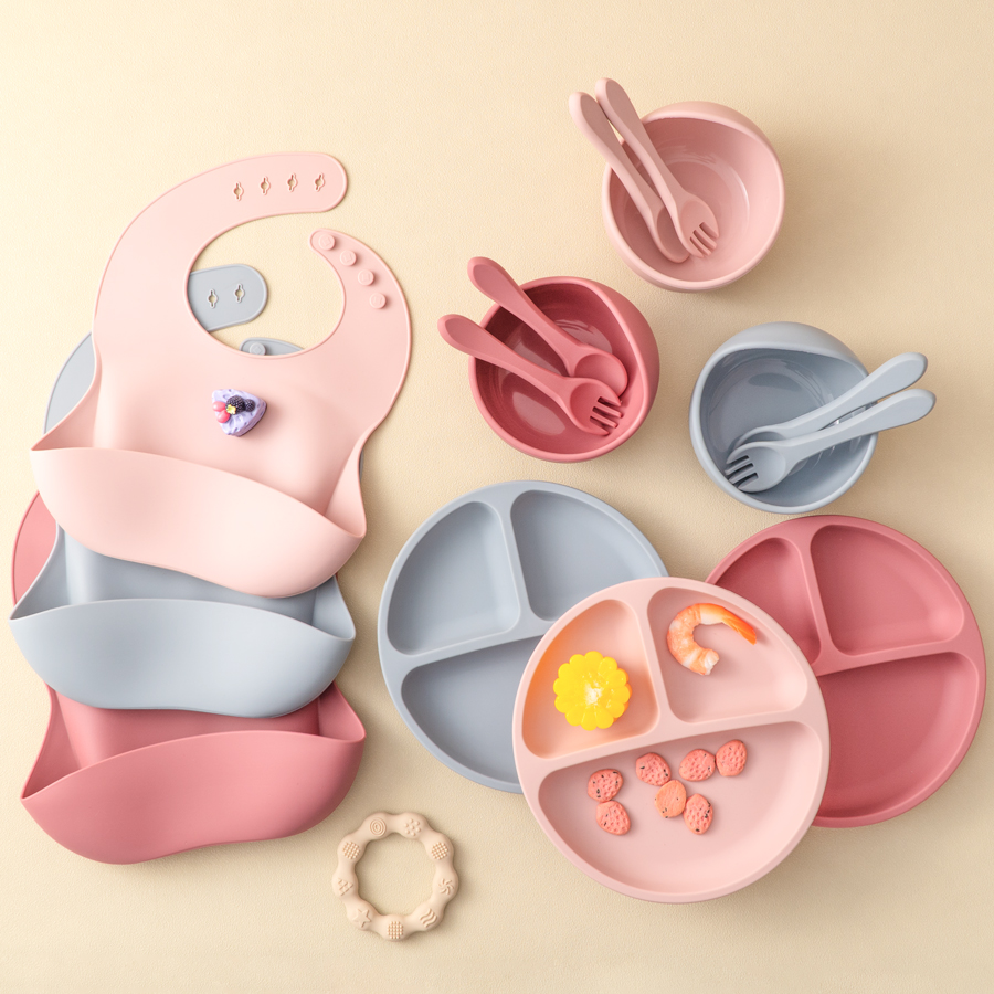 5Pcs Baby Silicone Feeding Set - Baby Food Table recensie en prijs