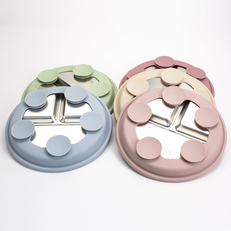 2pcs BPA Free Stainless Steel  - Plate Suction Toddler recensie en prijs