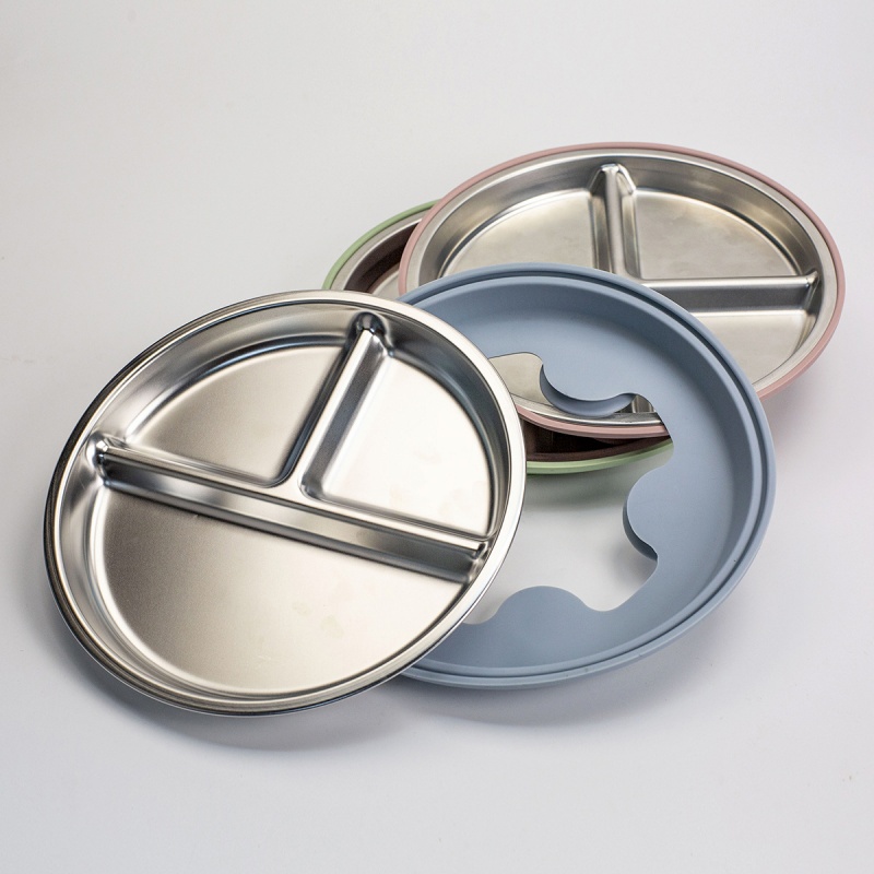 2pcs BPA Free Stainless Steel  - Plate Suction Toddler recensie en prijs