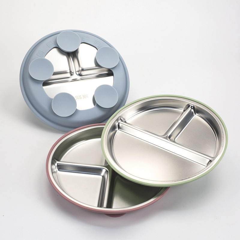 2pcs BPA Free Stainless Steel  - Plate Suction Toddler recensie en prijs