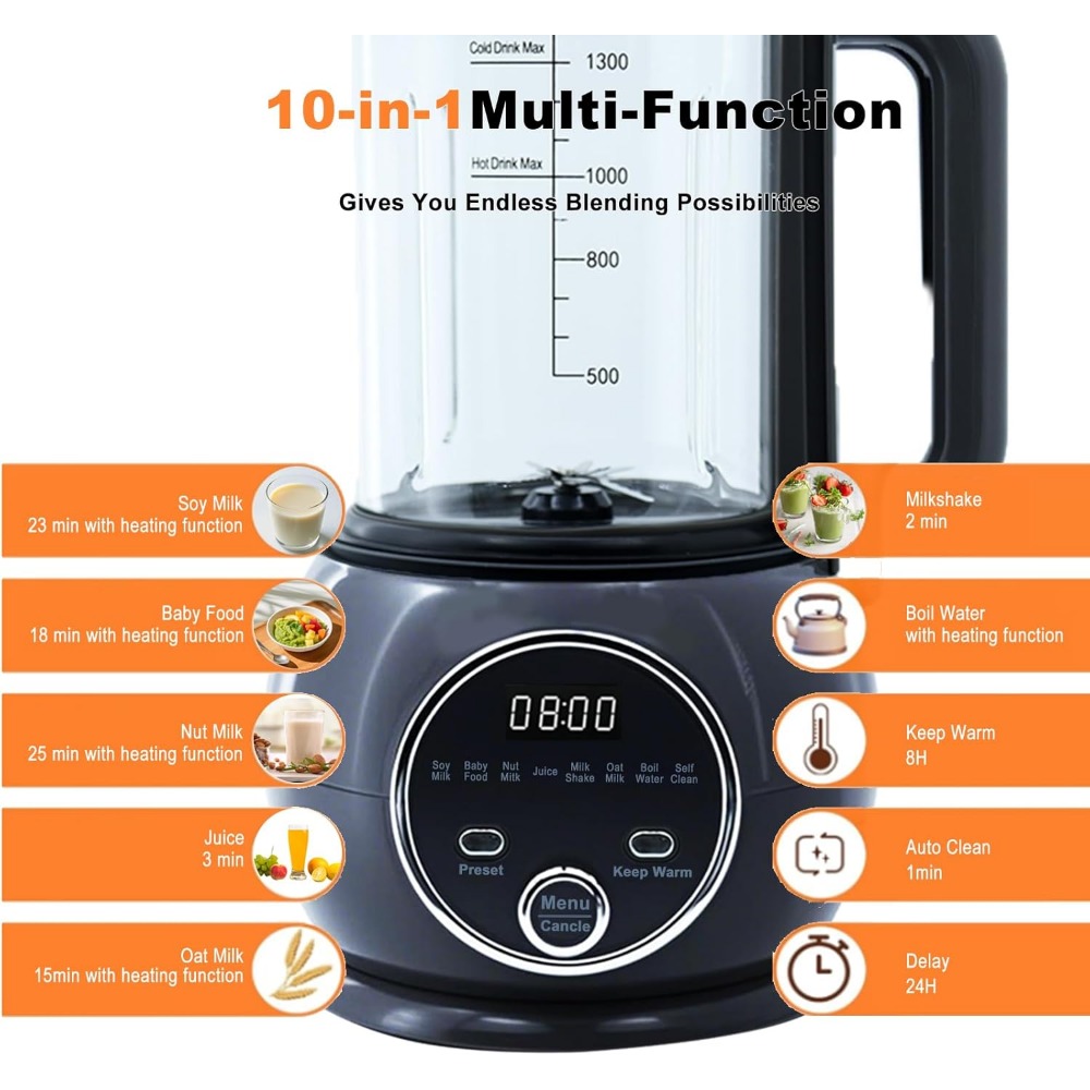Ten in One Nut Milk Maker Hot  - Baby Food Oats recensie en prijs