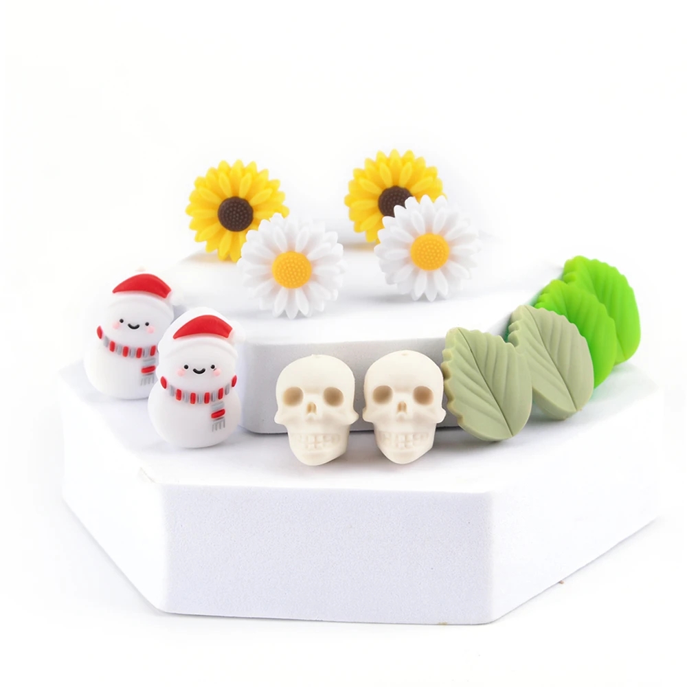LOFCA 10pcs Leaf Silicone Bead - Baby Food Name recensie en prijs