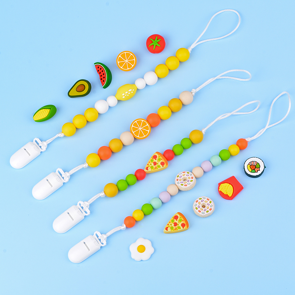 LOFCA 10pcs Leaf Silicone Bead - Baby Food Name recensie en prijs