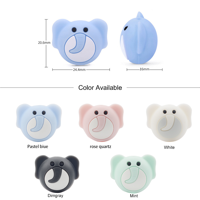 LOFCA 10pcs Leaf Silicone Bead - Baby Food Name recensie en prijs
