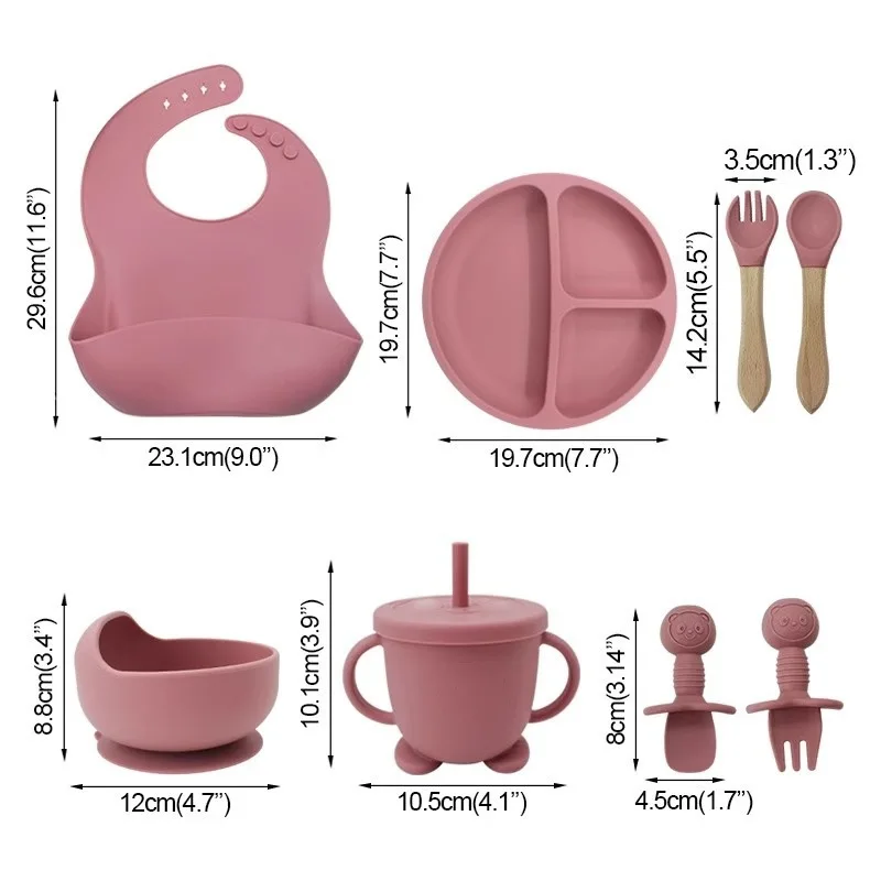 Food Grade Silicone Child Dish - Plate Suction Toddler recensie en prijs