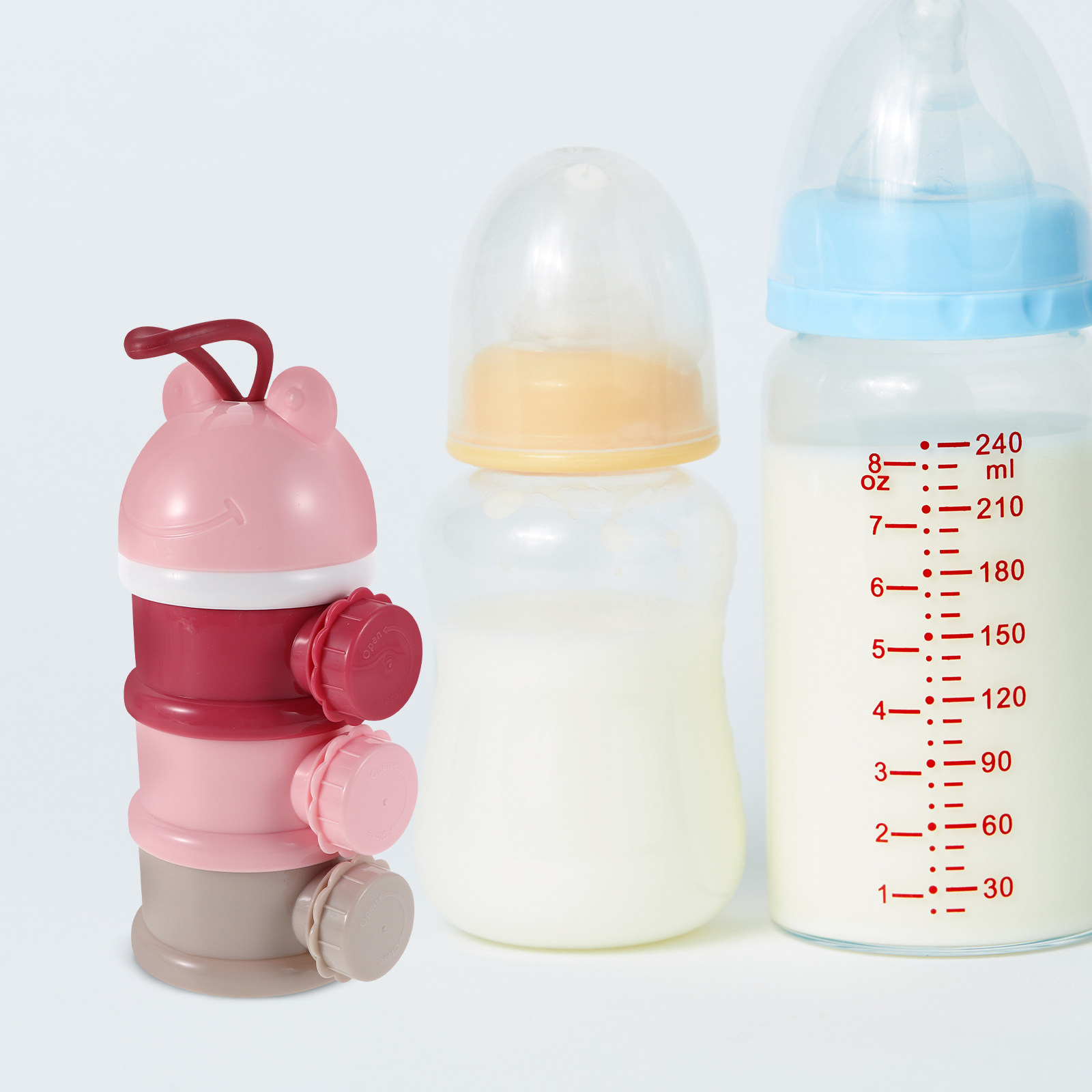Portable 3-Layer Rotating Form - Formula Dispenser Portable recensie en prijs