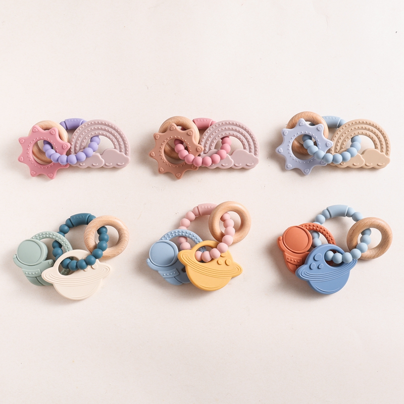 1pc Silicone Teether,Food Grad - Baby Food Name recensie en prijs