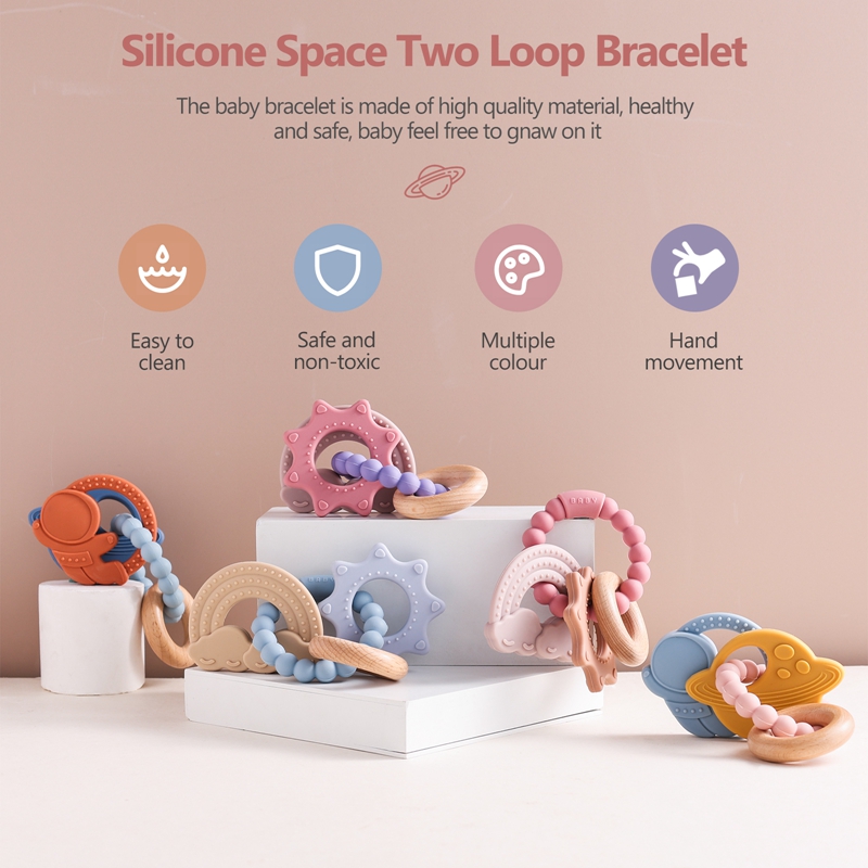 1pc Silicone Teether,Food Grad - Baby Food Name recensie en prijs