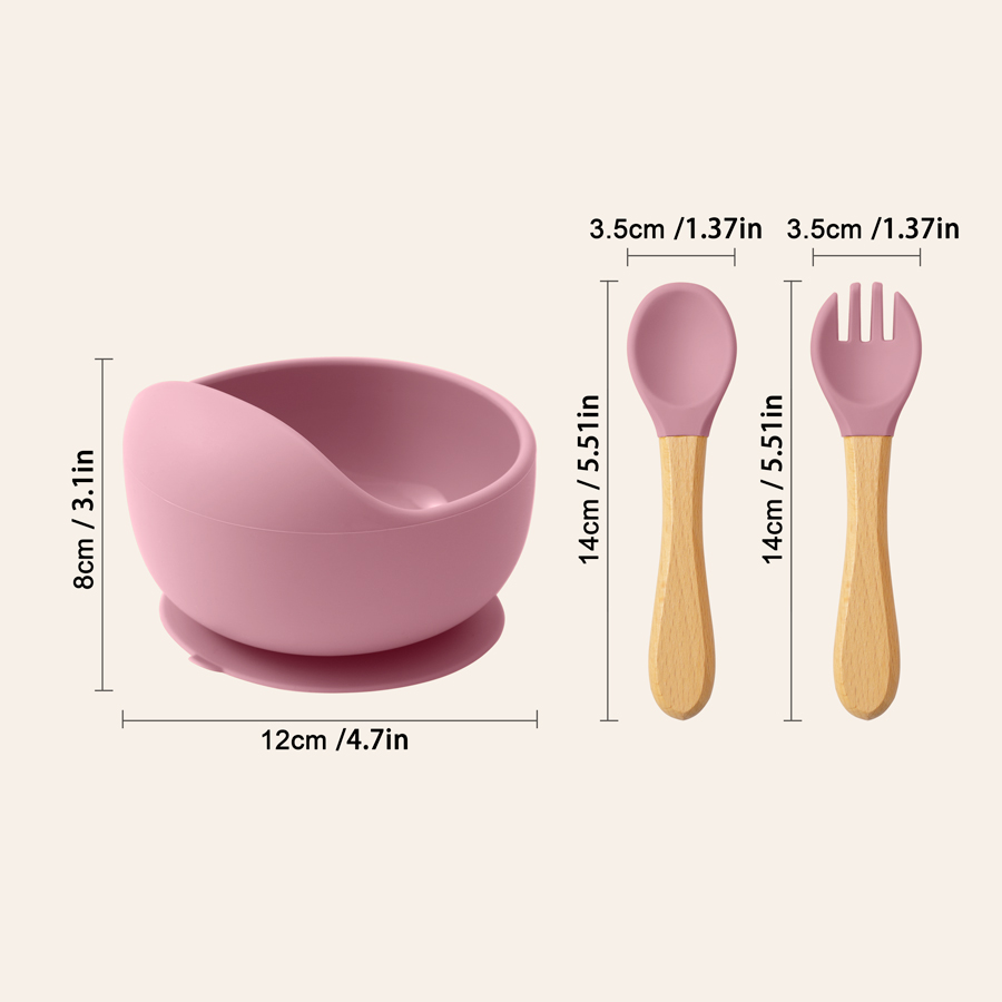 Mamaplan 3PCS Baby Silicone Fe - Plate Suction Toddler recensie en prijs