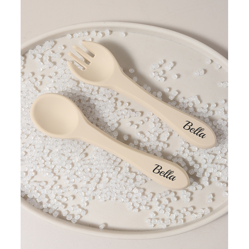 Custom Name 1 Pair Silicone Sp - Baby Food Name recensie en prijs
