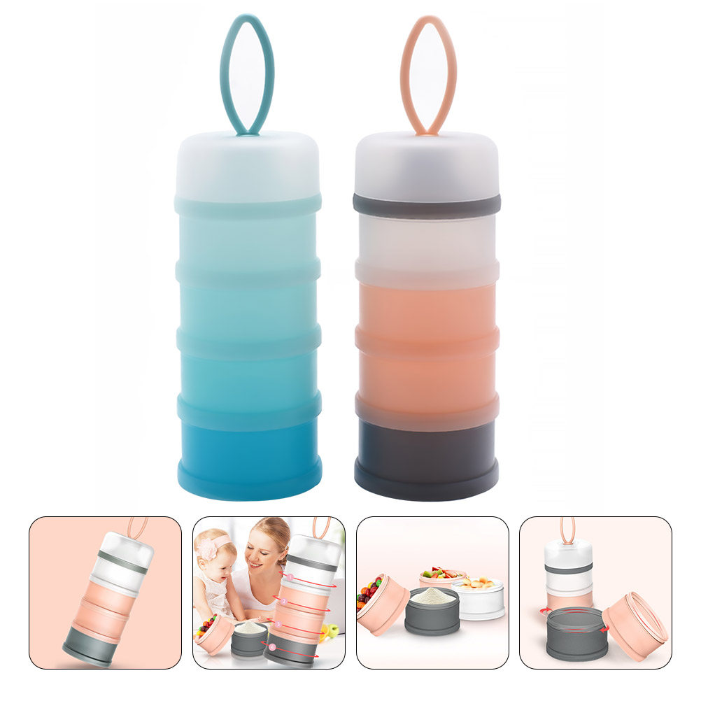 2Pcs Milk Powder Storage Box B - Formula Dispenser Portable recensie en prijs