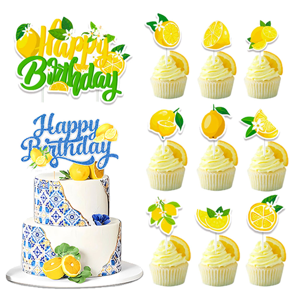 Lemon Cupcake Toppers Summer C - Baby Food For 2 Year Old recensie en prijs