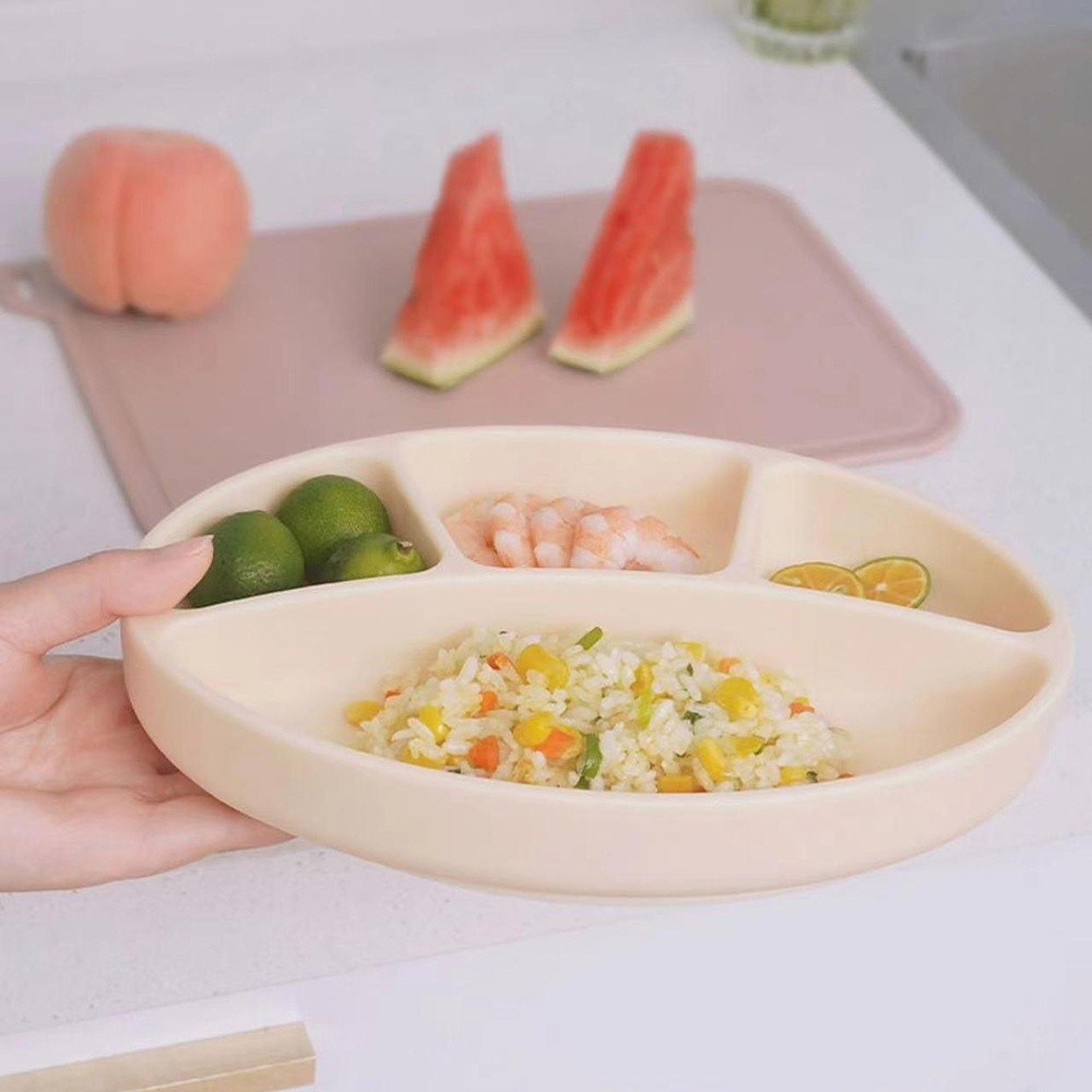 Non-Slip Silicone Divided Plat - Plate Suction Toddler recensie en prijs