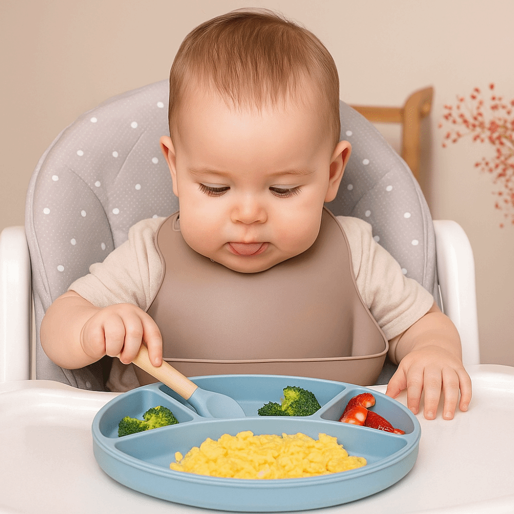 Non-Slip Silicone Divided Plat - Plate Suction Toddler recensie en prijs