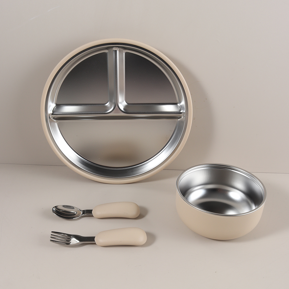 4pcs/set Silicone Suction Bowl - Baby Food Table recensie en prijs