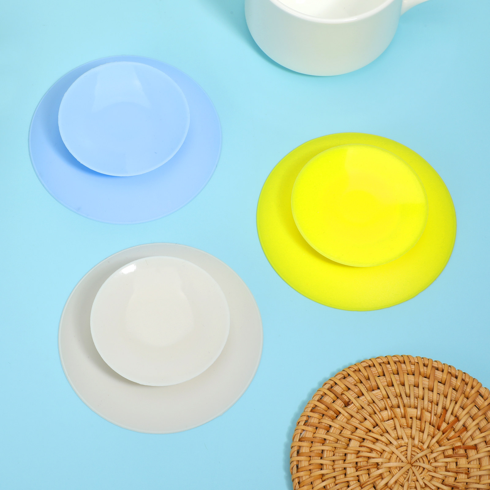 3Pcs Silicone Suction Bowl Dou - Plate Suction Toddler recensie en prijs