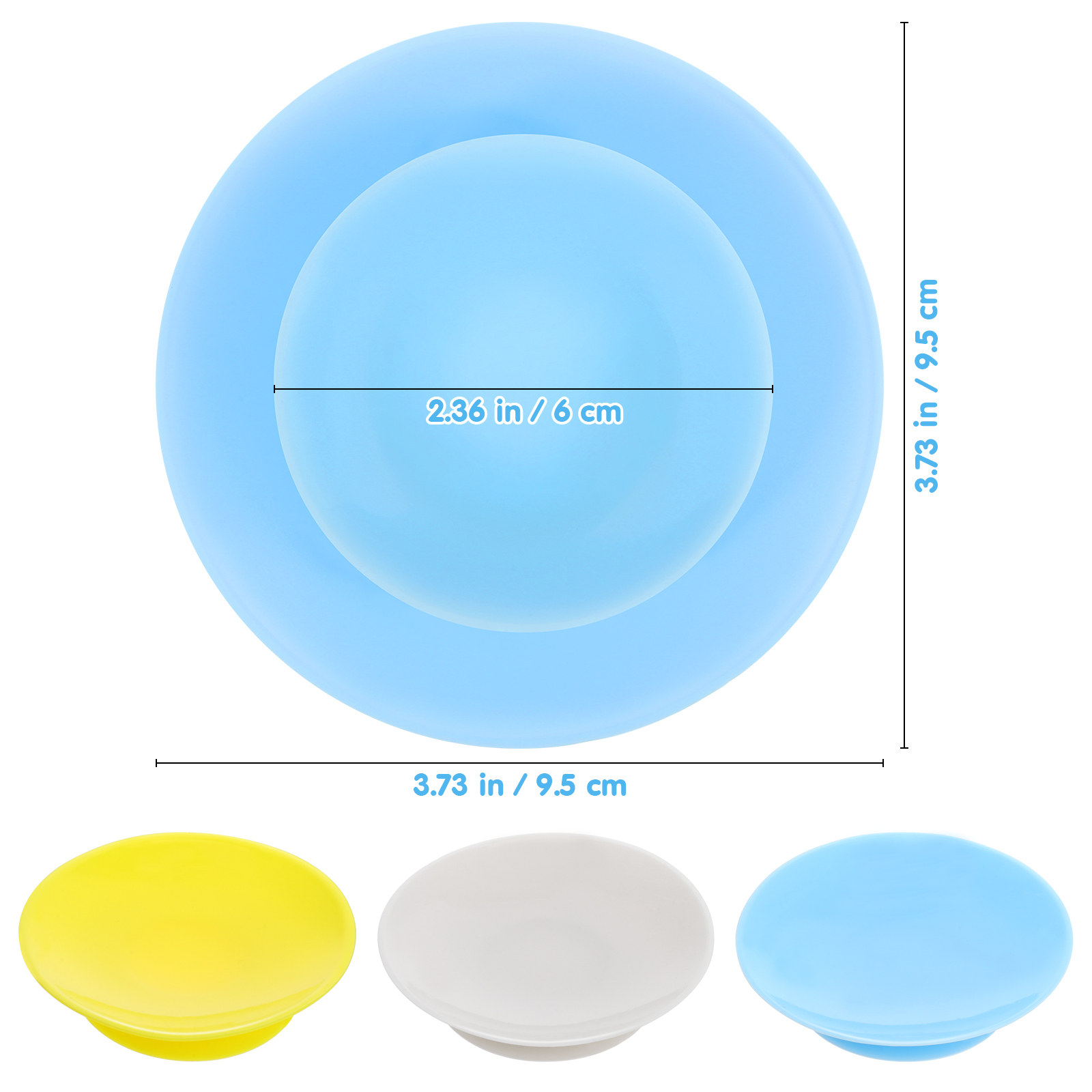 3Pcs Silicone Suction Bowl Dou - Plate Suction Toddler recensie en prijs