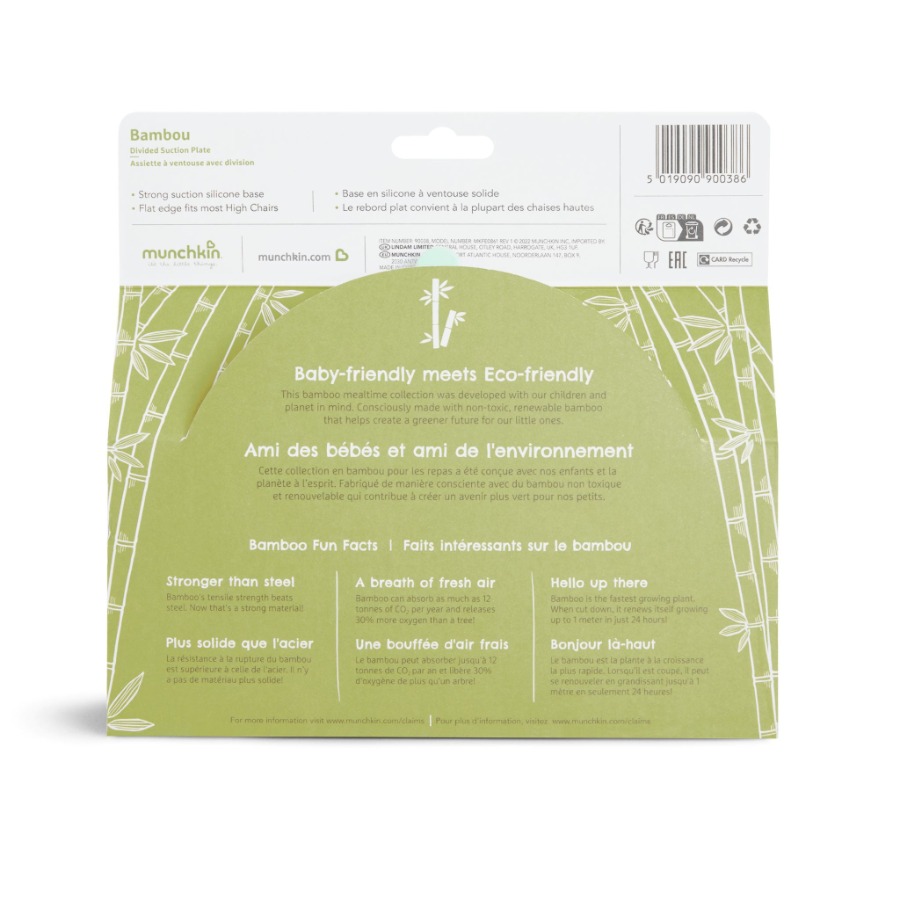 ® Bambou™ Divided Suction Plat - Plate Suction Toddler recensie en prijs