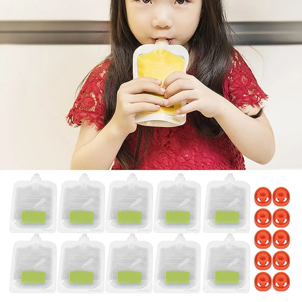 10Pcs Reusable Complementary F - Baby Food Pouches 1 Year Old recensie en prijs