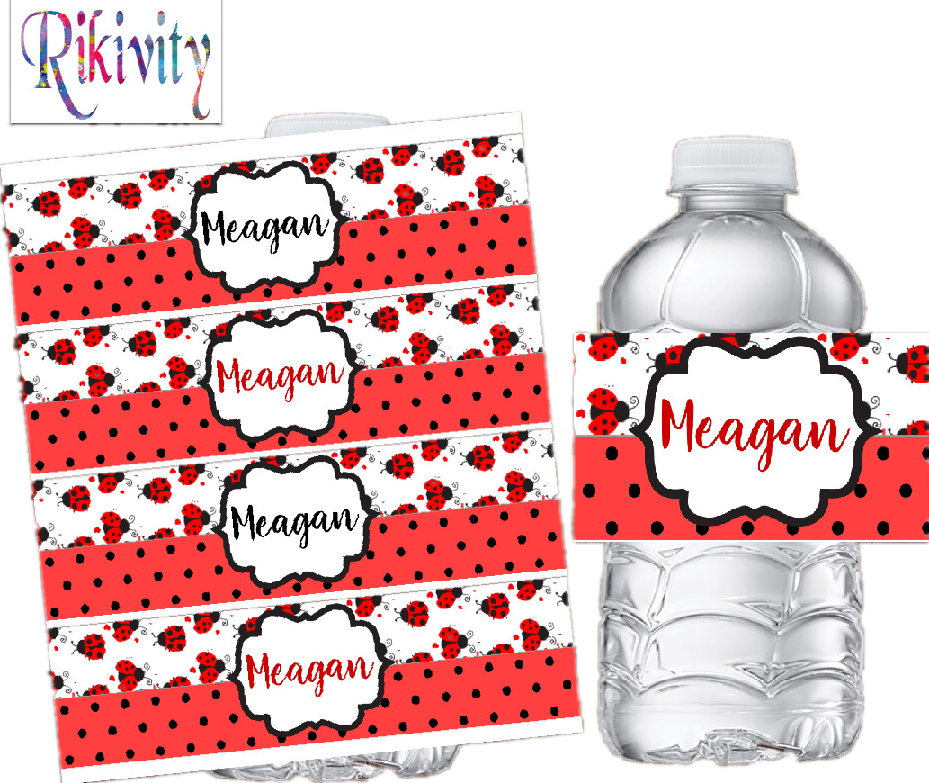 Personalised Ladybug Red Polka - Baby Food Name recensie en prijs