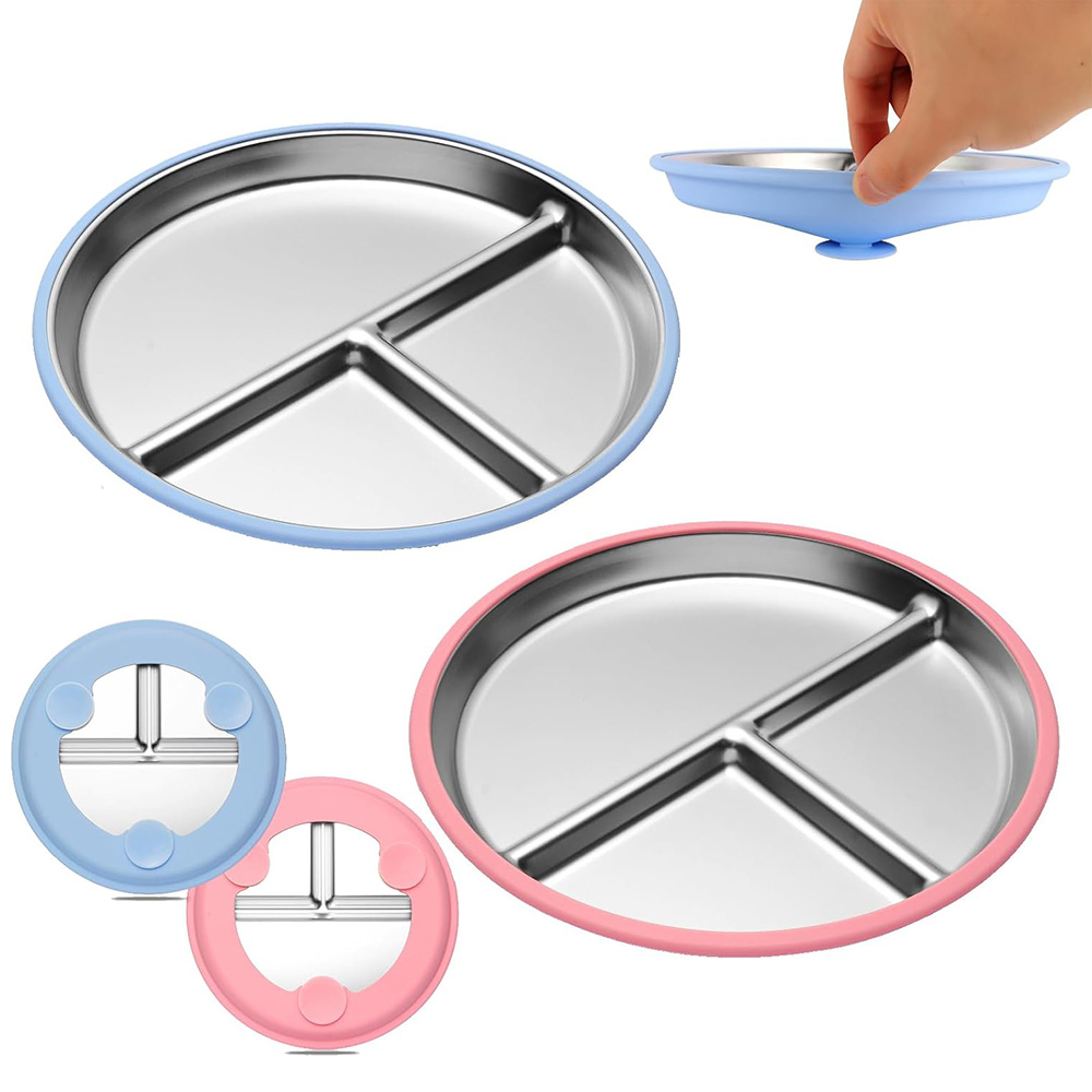 9 Inch Stainless Steel Toddler - Plate Suction Toddler recensie en prijs